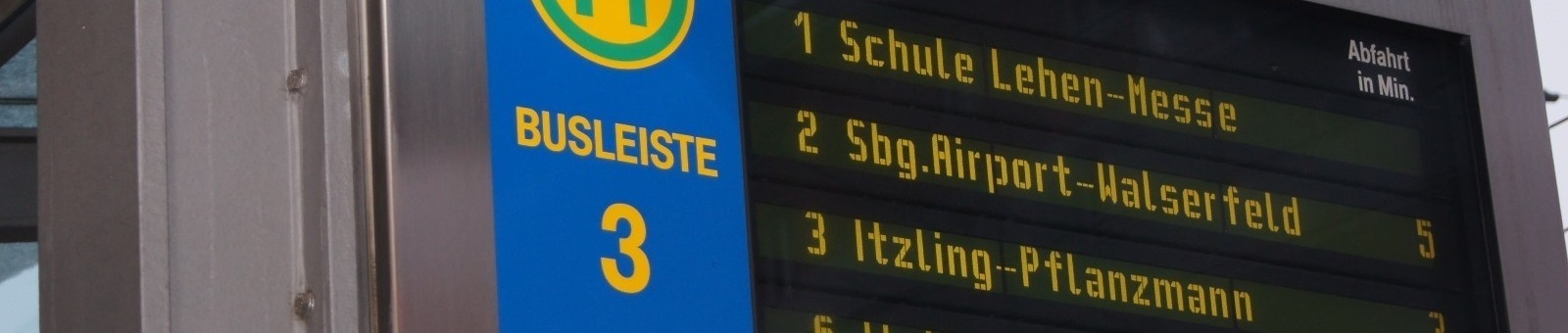     ザルツブルクの交通掲示板 